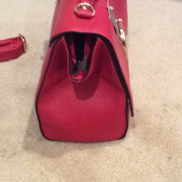 Women’s red tote bag - Picture 5 of 6